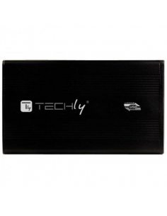 Obudowa na dysk Techly SATA 2.5", USB 3.0, aluminiowa, czarna