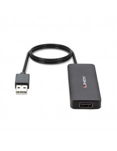 Hub USB 2.0 LINDY 4 Port czarny