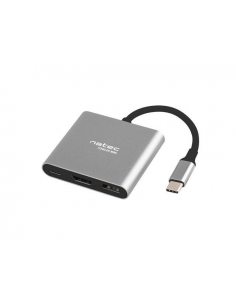 Hub USB Natec Fowler Multi Port mini USB-C PD, USB 3.0, HDMI 4K