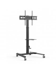 Stojak mobilny Techly 32"-70", 40kg regulowany z półką