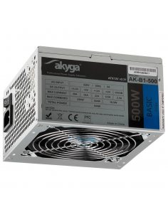 Zasilacz ATX 500W Akyga Basic AK-B1-500 Fan12cm P4 3xSATA PCI-E