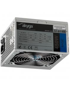 Zasilacz ATX 450W Akyga Basic AK-B1-450 Fan12cm P4 3xSATA