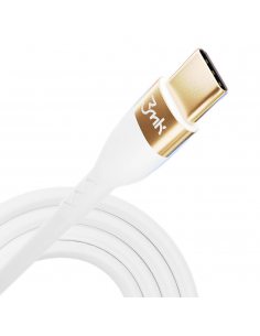 Kabel USB 3mk Hyper Silicone Cable USB-C to USB-C 100W biały