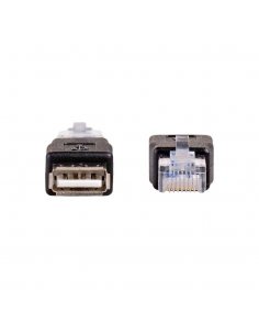 Adapter Akyga AK-AD-27 USB 2.0 A(F) - RJ-45 (M)