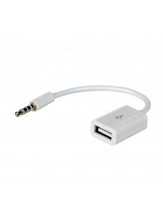 Kabel adapter Akyga AK-AD-24 USB 2.0 A(F) - mini Jack(M)