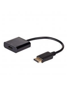 Kabel adapter Akyga AK-AD-11 HDMI F - DisplayPort M 0,15m czarny