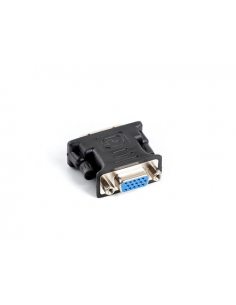 Adapter Lanberg AD-0012-BK DVI-I (M)(24+5) Dual Link - VGA (F) czarny