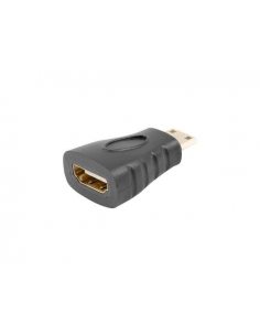 Adapter Lanberg AD-0037-BK HDMI(F) - mini HDMI(M) czarny