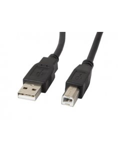 Kabel USB 2.0 Lanberg AM-BM Ferryt 1,8m czarny