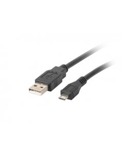 Kabel USB 2.0 Lanberg micro AM-MBM5P 0,3m czarny