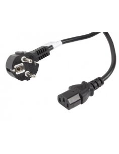 Kabel zasilający Lanberg CEE 7/7 - IEC 320 C13 10m VDE czarny