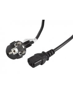 Kabel zasilający Lanberg CEE 7/7 - IEC 320 C13 3m VDE czarny