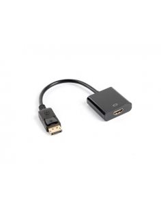 Kabel adapter Lanberg AD-0009-BK DisplayPort (M)- HDMI (F) czarny