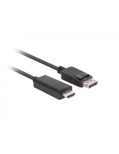 Kabel adapter Lanberg DisplayPort (M) V1.1 - HDMI (M) 1,8m czarny