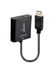 Konwerter DisplayPort do HDMI LINDY Active Converter czarny