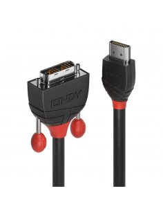 Adapter LINDY HDMI - DVI-D 2m Czarny