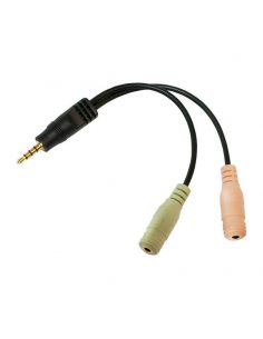 Adapter audio stereo LogiLink CA0021 3,5mm jack (M) 2x 3,5mm jack (F)