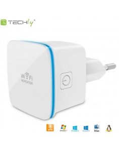 Wzmacniacz sygnału Wi-Fi Techly N300 Wall-Plug