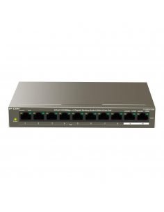 Switch niezarządzalny IP-COM By Tenda F1110P-8-102W 8x10/100 Mb/s 2x1GbE PoE+ 102W