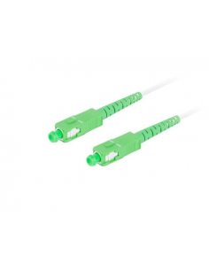 Patchcord światłowodowy Lanberg SM SC/APC-SC/APC SIMPLEX 3.0mm G657B3 5m biały