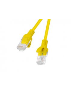 Patchcord Lanberg UTP kat.6 0,25m żółty