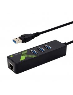 Karta sieciowa / Adapter Techly USB 3.0 na Gigabit RJ45 Hub 3x USB