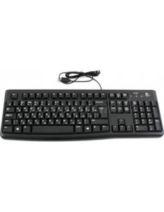 Klawiatura przewodowa Logitech K120 USB cyrylica czarna