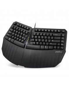 Klawiatura przewodowa Perixx PERIBOARD-413 Ergonomic Ergonomiczna czarna