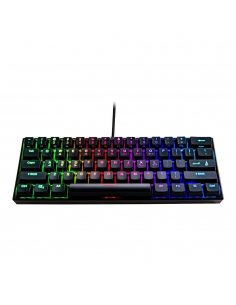 Klawiatura przewodowa SureFire KingPin M1 gamingowa 60% RGB QWERTY English