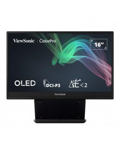 Monitor ViewSonic 15.6" VP16-OLED (VS19179) przenośny microHDMI 2xUSB-C głośniki 2x1W