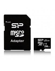 Karta pamięci microSDXC Silicon Power Elite 256GB Class 10, UHS-I, U1 + adapter SD