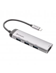 Hub USB Verbatim Multi Port 4x USB 3.0 1x USB-C