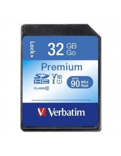 Karta pamięci SDHC Verbatim Premium U1 32GB (90 MB/s) Class 10 UHS-1 V10