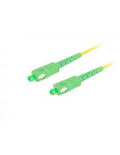 Patchcord światłowodowy Lanberg SM SC/APC-SC/APC SIMPLEX 3.0MM LSZH G657A1 1M żółty