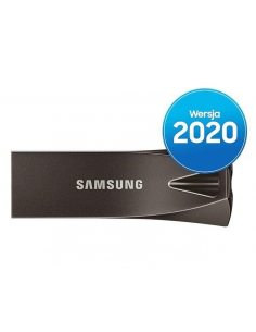 Pendrive Samsung BAR Plus 2020 128GB USB 3.1 Flash Drive 400 MB/s Titan Gray