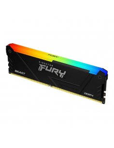 Pamięć DDR4 Kingston Fury Beast RGB 16GB (1x16GB) 1Gx8 3200MHz CL16 1,35V czarna