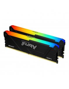 Pamięć DDR4 Kingston Fury Beast RGB 32GB (2x16GB) 1Gx8 3200MHz CL16 1,35V czarna