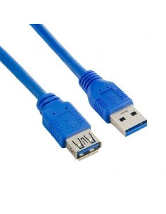 Przedłużacz USB 3.0 Akyga AK-USB-10 USB A(M) - A(F) 1,8m niebieski