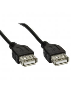 Kabel USB 2.0 Akyga AK-USB-06 USB A(F) - A(F) 1,8m czarny