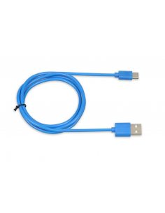 Kabel USB iBOX IKUMTCB TYP-C, 1m, 3A Niebieski