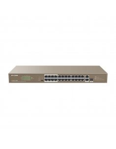 Switch niezarządzalny IP-COM By Tenda F1126P-24-250W 24x 10/100 Mb/s 2x1GbE Mb/s 250W