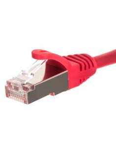 Patchcord RJ45, Netrack osłonka zalewana, kat. 5e FTP/STP, 5m czerwony