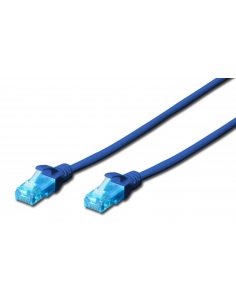 Patchcord DIGITUS UTP kat. 5e 20m PVC niebieski