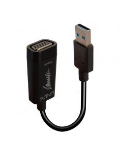 Adapter LINDY USB 3.0 - VGA Czarny