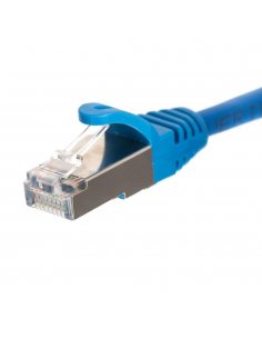 Patchcord RJ45, Netrack osłonka zalewana, kat. 5e FTP/STP, 10m niebieski