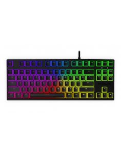 Klawiatura przewodowa Krux Atax PRO RGB Pudding Gateron Yellow czarna