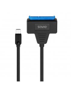 Kabel adapter SAVIO AK-69 USB-C 3.1 Gen 1 (M) - SATA (F) do dysków 2.5"