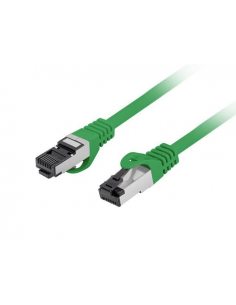 Patchcord Lanberg S/FTP kat.8.1 0,5m LSZH CU fluke passed zielony