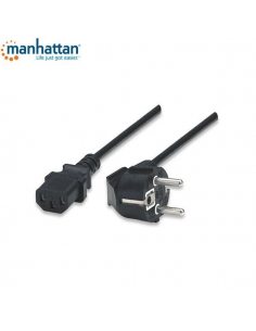 Kabel zasilający Manhattan PC 1,8m, czarny ICOC