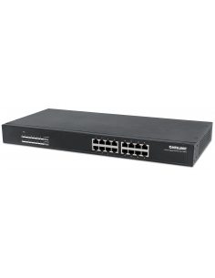 Switch niezarządzalny Intellinet 16x 10/100/1000 Mbps PoE+ 220W Rack 19"